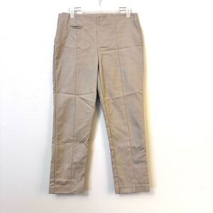 Style & Co. Stretch Mid-Rise Straight-Leg Casual Pants Tan Petite Medium